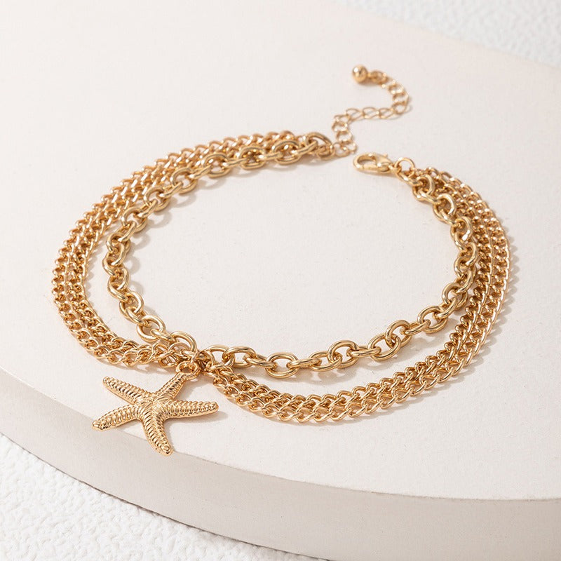 Classic Starfish Bracelet Anklet Chain