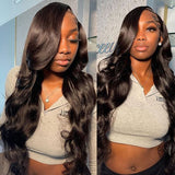 Body Wave Glue less Pre Plucked Closure Wig