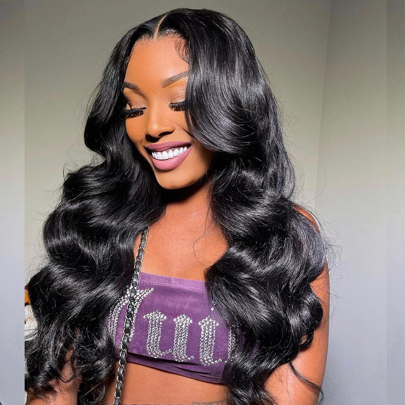 Body Wave Glue less Pre Plucked Closure Wig