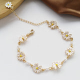 Flower Daisy Clavicle Chain Necklace