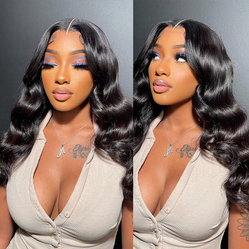 Body Wave Glue less Pre Plucked Closure Wig