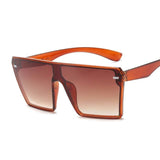 Plastic Female Big Frame Sun Glasses