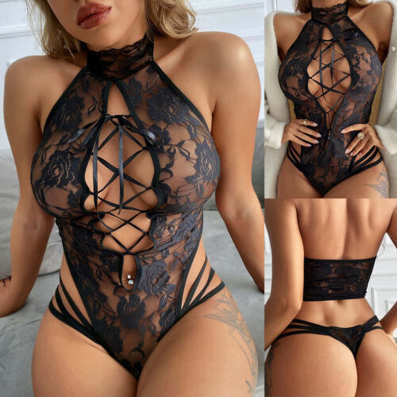 Women Lace Open Bra Erotic Exotic Costume