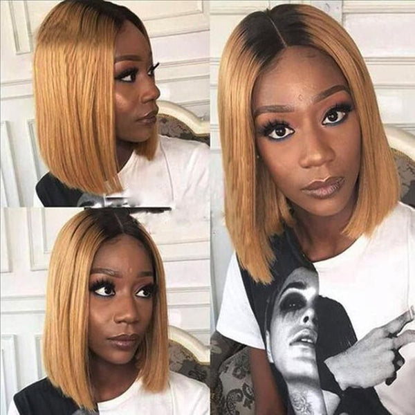 Ombre Blonde Bob Wig