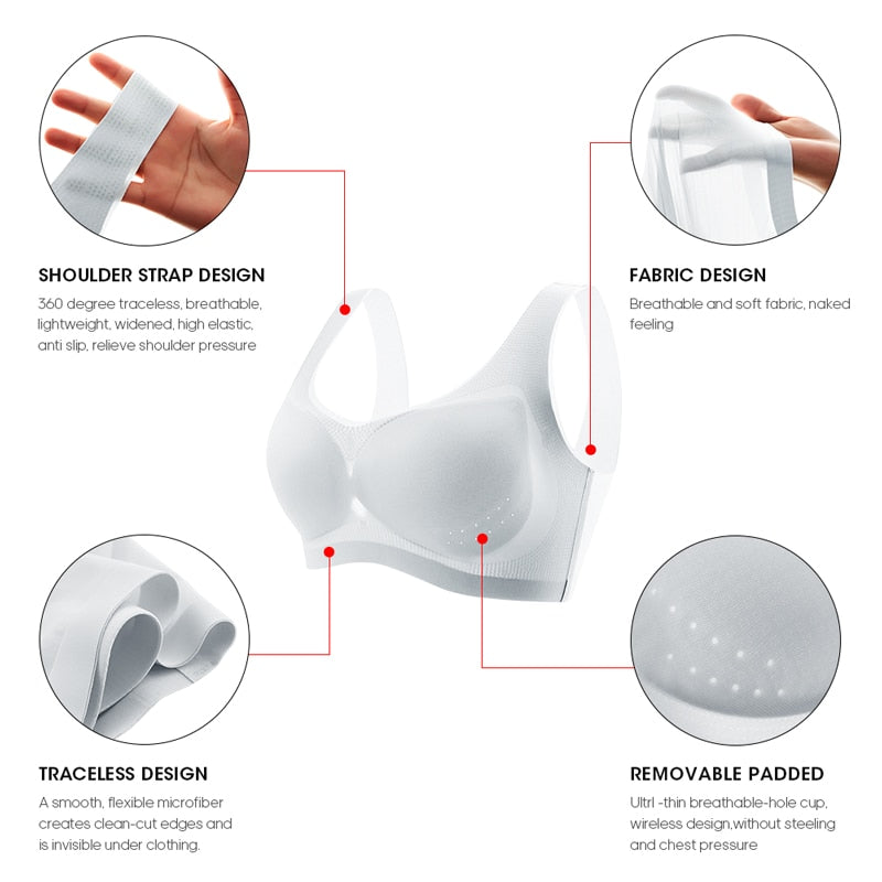 Seamless Wireless Ultra Thin Bra