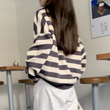 Drop-shoulder Design College Clothes