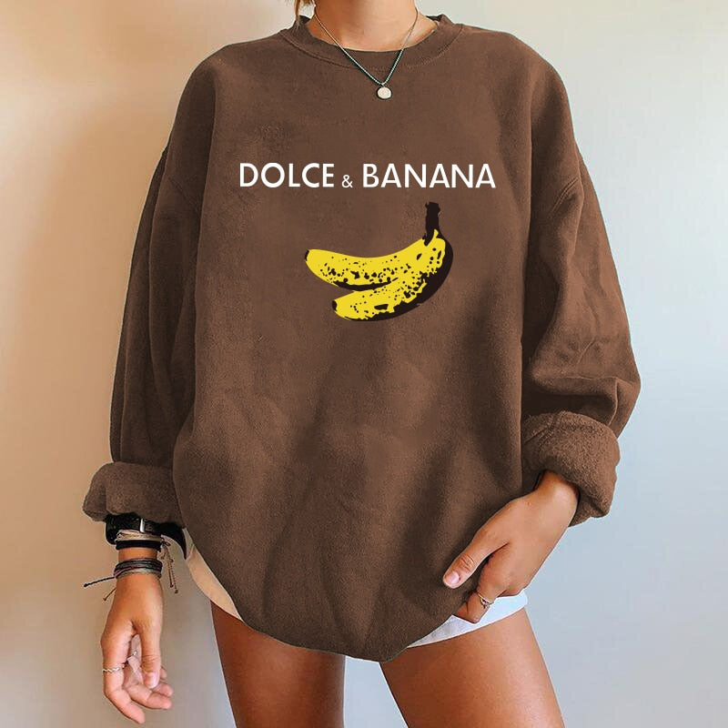 Dolce&banana Print Women Sweatshirts