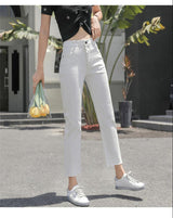 Summer Denim Pants For Ladies Pocket