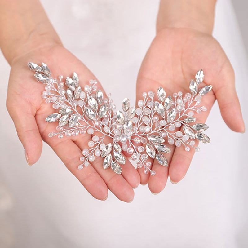 Crystal Headband and earrings set