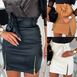 Elegant High Waist Sheath Skirts