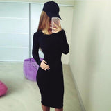 Tight Dress Female Street Plus Size Dress