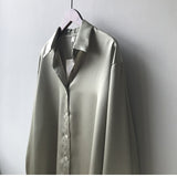 Silk Office Ladies Elegant Shirt Blouse