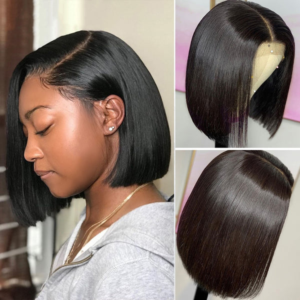 Lace Wig Short Human Hair Wigs