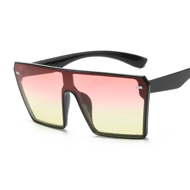 Plastic Female Big Frame Sun Glasses