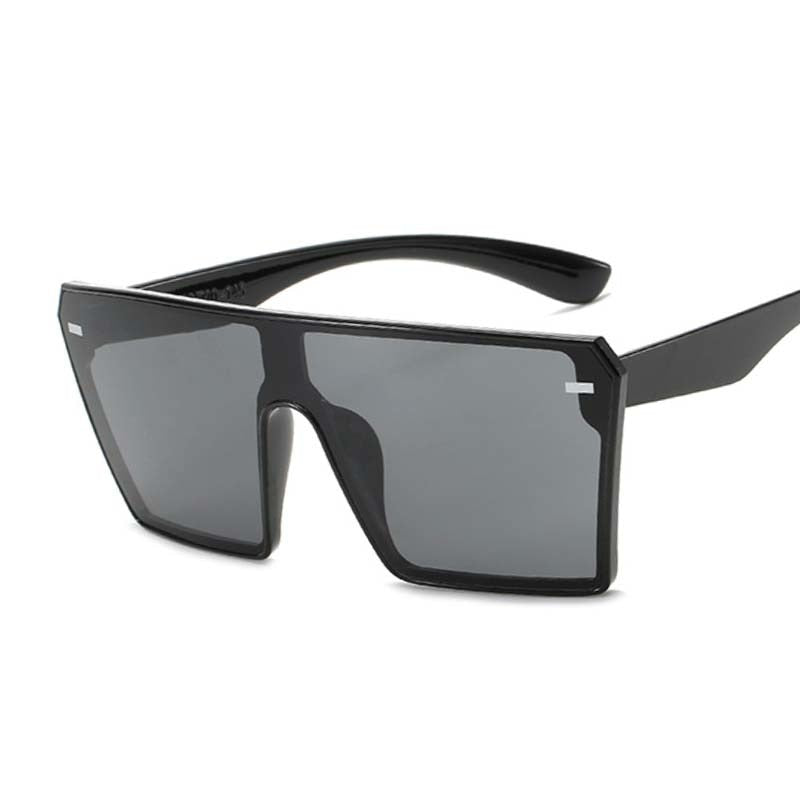 Plastic Female Big Frame Sun Glasses