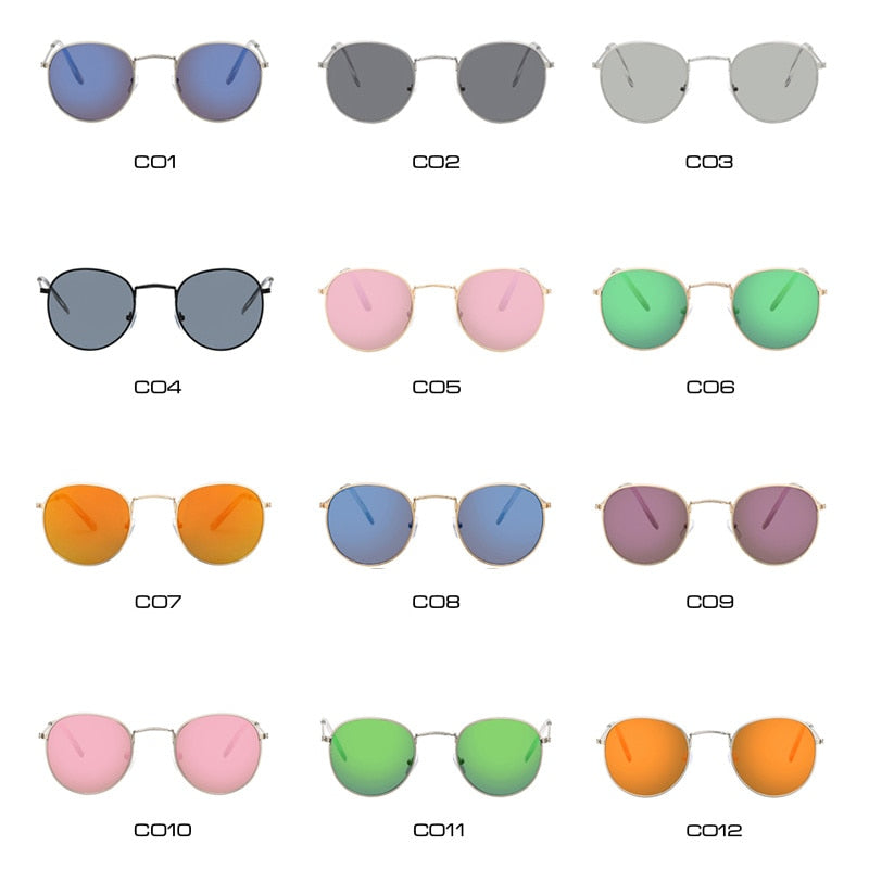 Small Retro Round Sunglasses