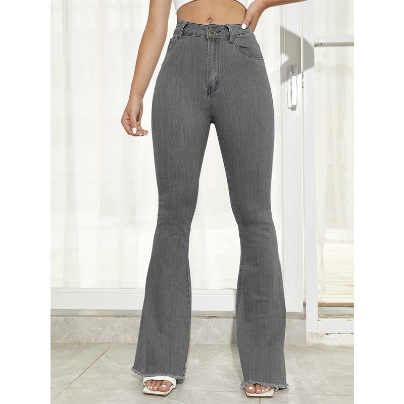 Femme High Waist Full Length Slim Jeans