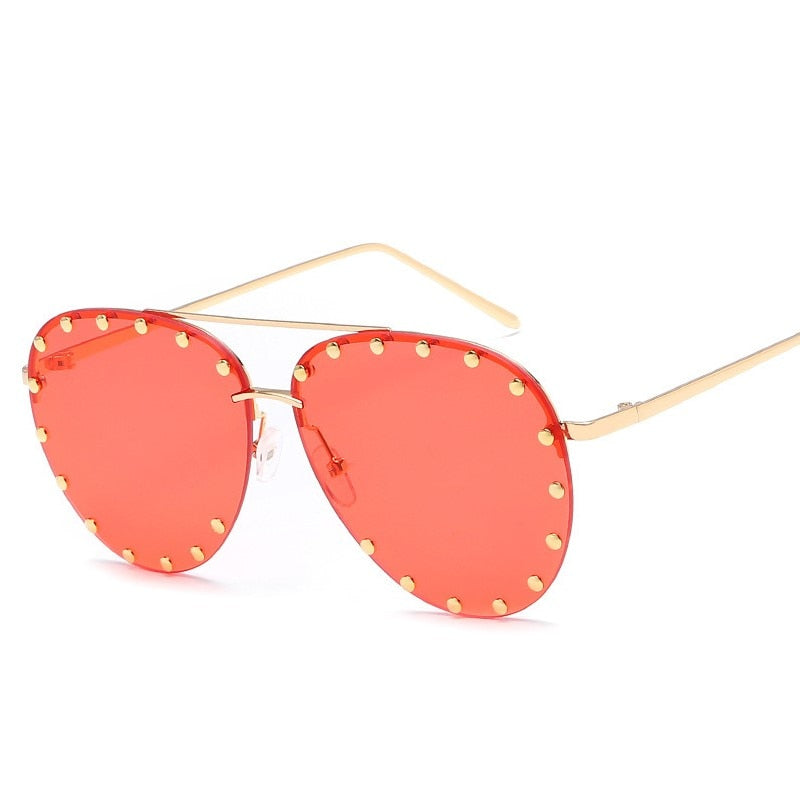 Gradient Large Colored Sun Glasses