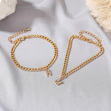 Trendy Letter Anklets For Women