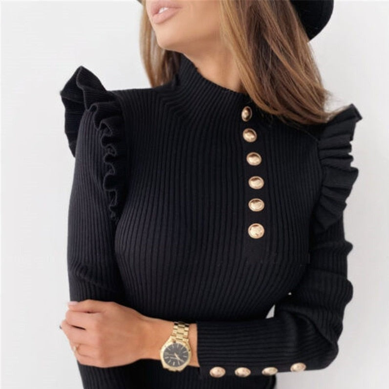 Elegant Women Autumn Winter Warm Sweaters