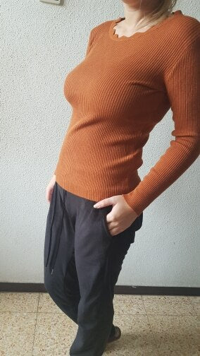 Casual Solid Sweater