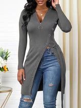 Sexy Long T Shirt Women Blouses