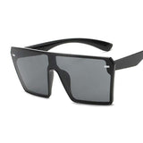 Plastic Female Big Frame Sun Glasses