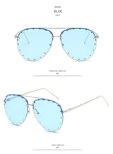 Gradient Large Colored Sun Glasses