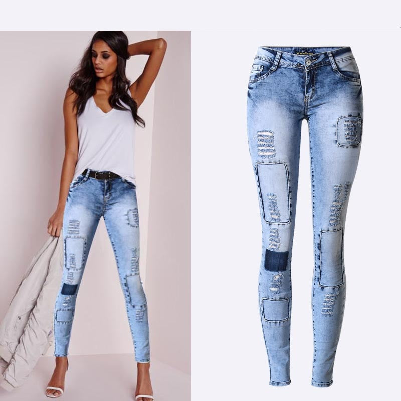 Sexy Push Up Denim Women Fashion Jeans