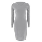 Tight Dress Female Street Plus Size Dress