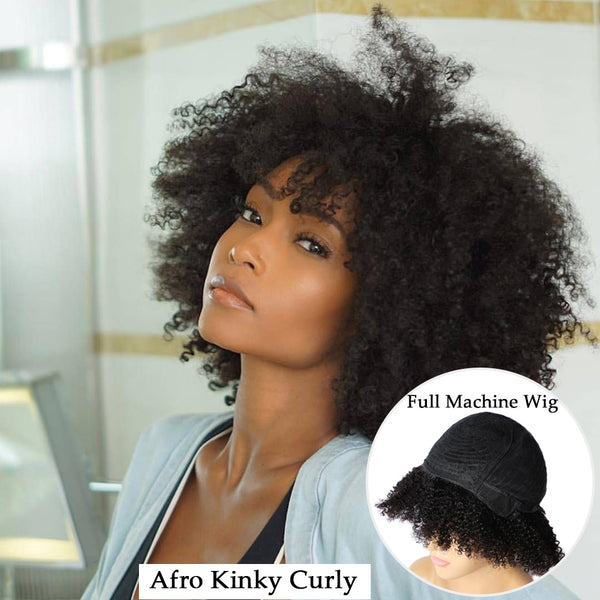 Curly Wig Human Hair