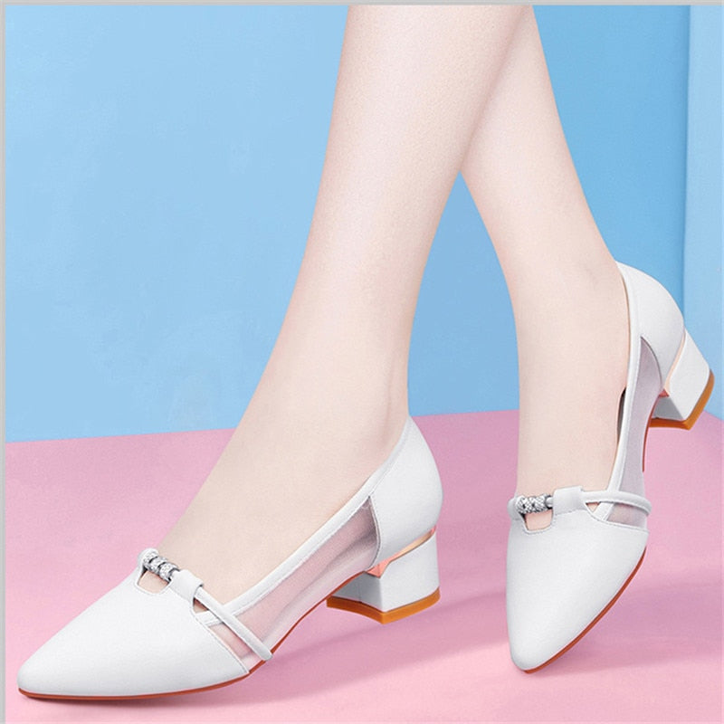 Women Cute High Heel Dress Shoes