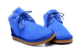 Natural Fur Snow Boots Warm Wool