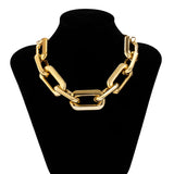 Geometric Rhombus O Shape Choker Necklace