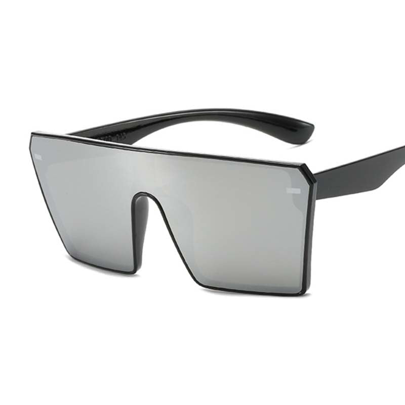 Plastic Female Big Frame Sun Glasses