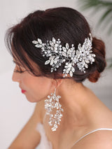 Crystal Headband and earrings set