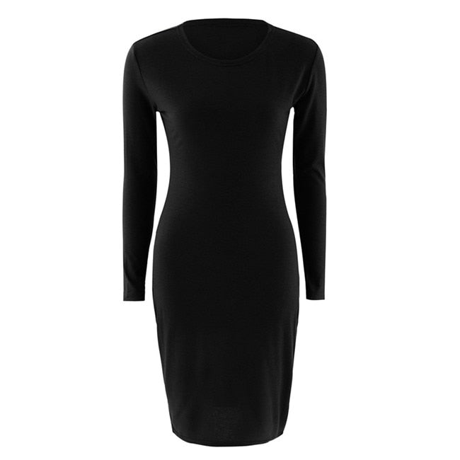 Tight Dress Female Street Plus Size Dress