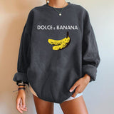 Dolce&banana Print Women Sweatshirts