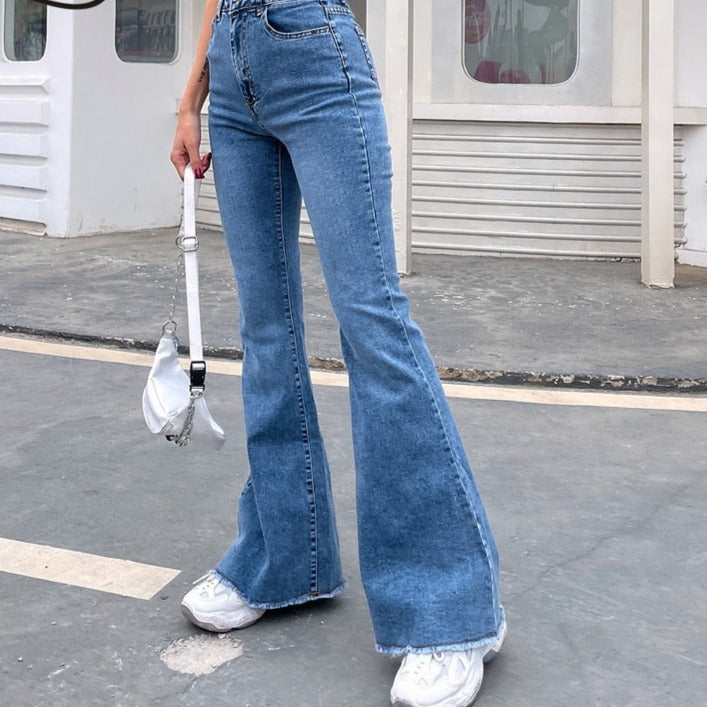 Femme High Waist Full Length Slim Jeans