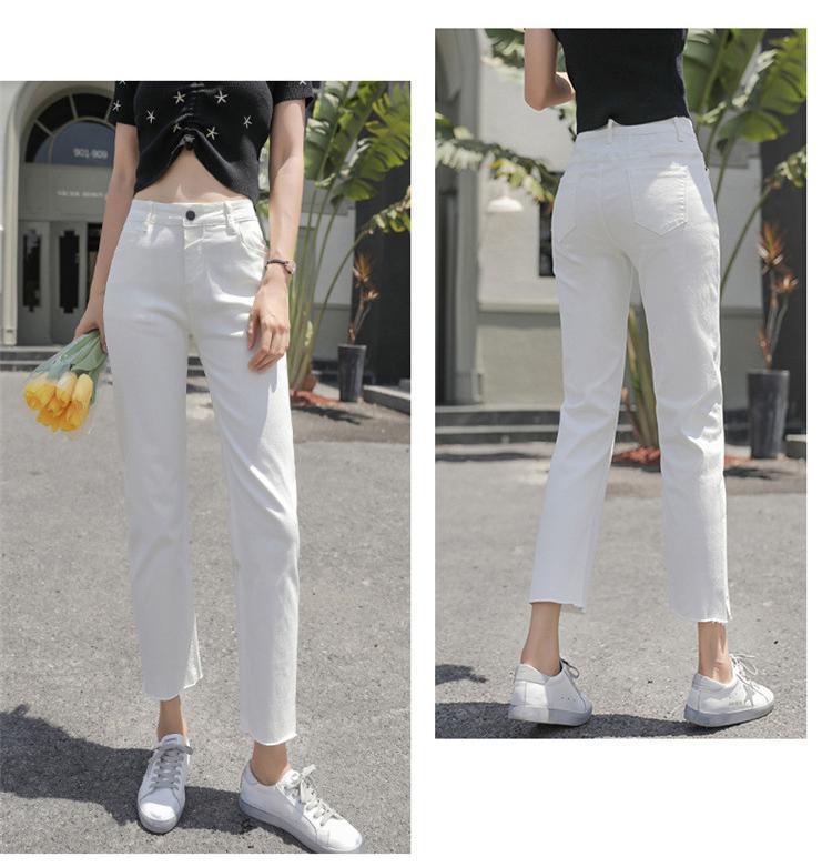 Summer Denim Pants For Ladies Pocket