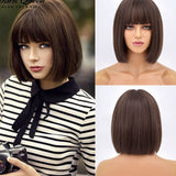 Short Bob Wig With Bangs