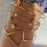 Bracelets Punk Bangle Fashion Jewelry