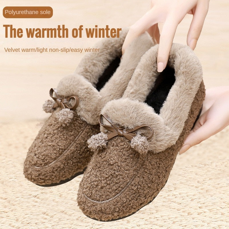 Fashion Fur Women's Shoes Lightweight