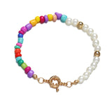 Gold Silver Color Bracelets Set