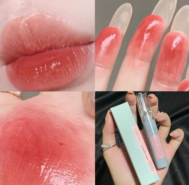 Pink Clear Mirror Water Lip Gloss