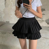 Double Layer Ruffles Streetwear Skirt