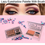 Two-color small box lazy eye shadow