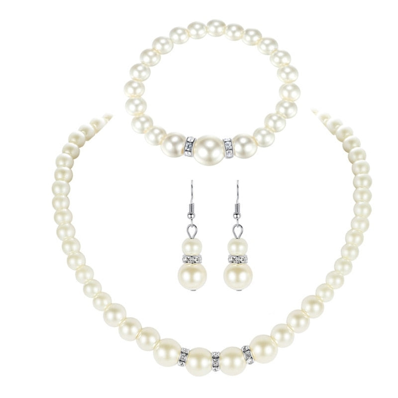 Womens Bride Wedding Jewelry Set