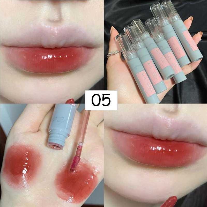 Pink Clear Mirror Water Lip Gloss