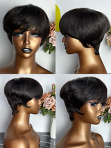 Short Pixie Cut Wig Human Hair